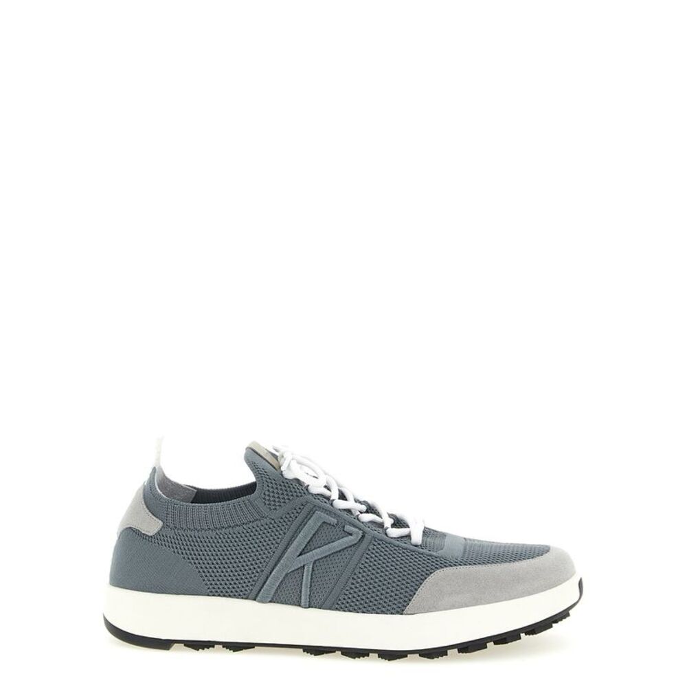Kiton Men Technical Cotton Sneakers